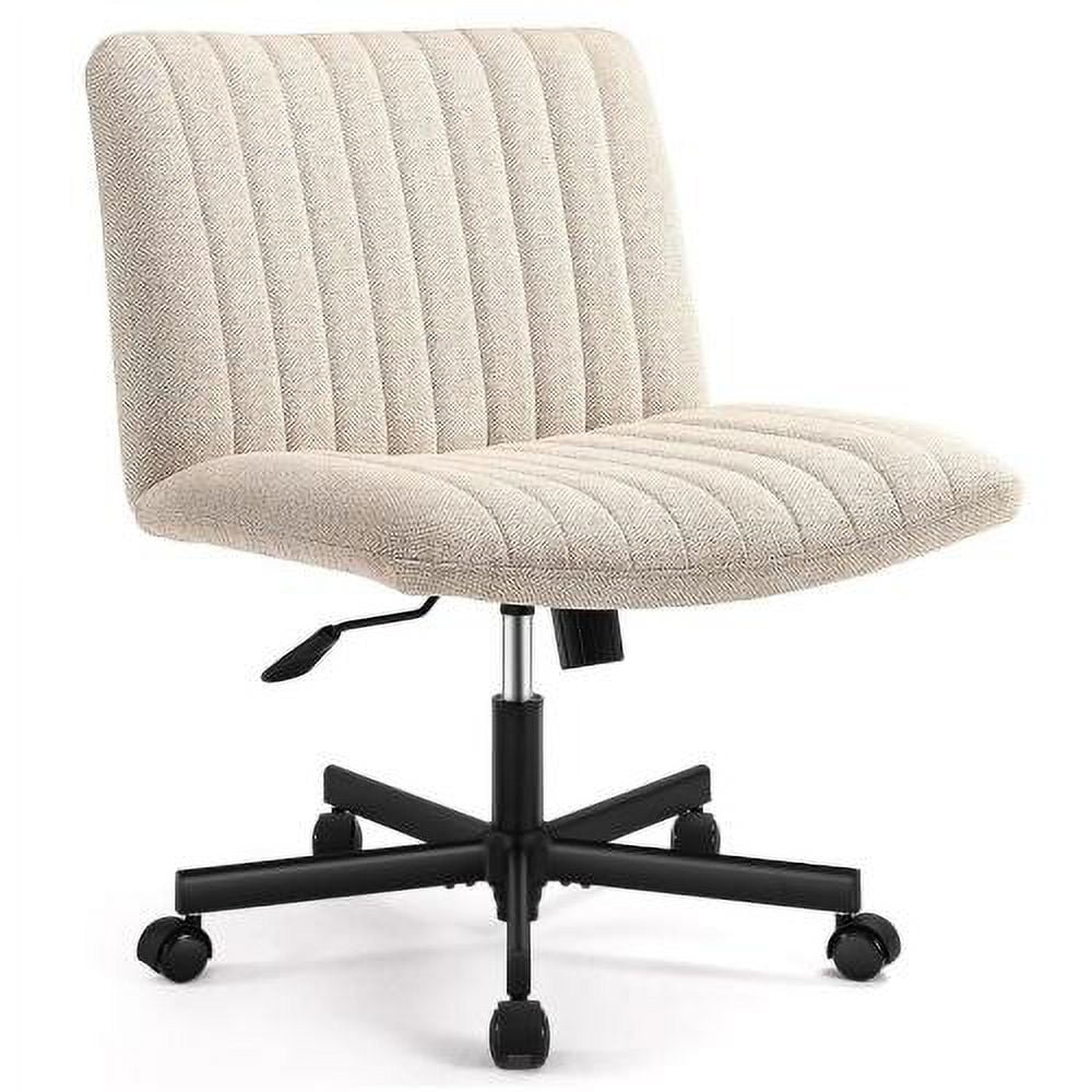 Viral Criss Cross Chair Plus Size Armless Swivel Home Office Chair Sit