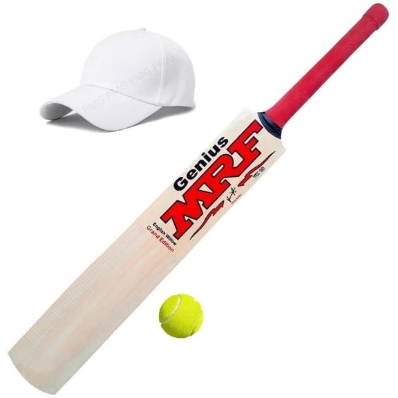 Virat Kohli Wooden Cricket Bat for Boys 9-14 Years, Size-6 (1 Bat, 1 Ball, 1 Cap)