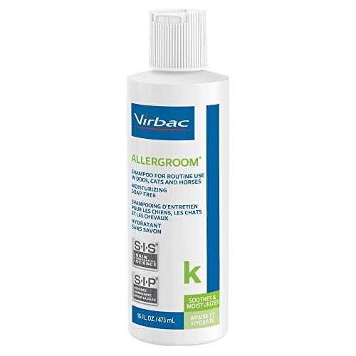 Virbac Allergroom Pet Shampoo For Dogs, Cats & Horses (16 oz) For