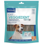 Virbac C.E.T. VeggieDent Fr3sh for Small Dogs 11-22 lbs, 30 chews
