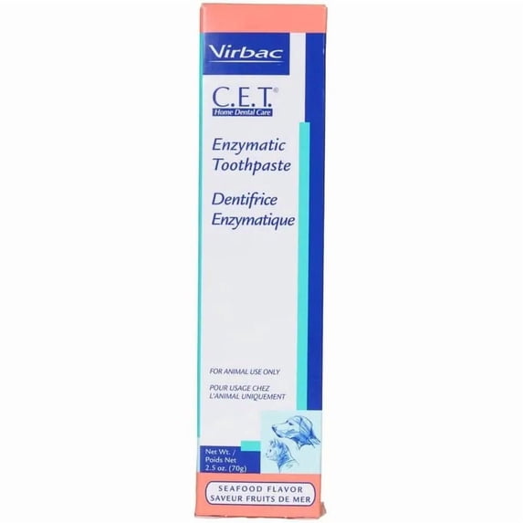 Virbac CET Toothpaste Seafood Flavor for Dogs & Cats 70G