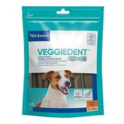 Virbac CET Veggiedent FR3SH Tartar Control Chews for Dogs, Small