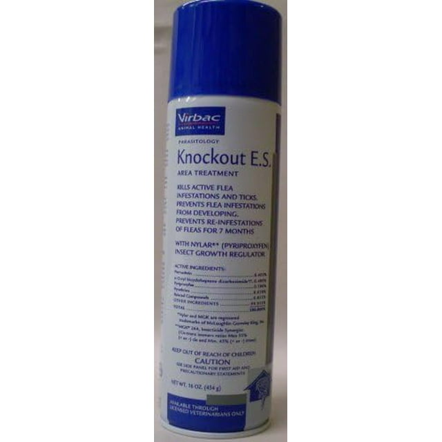 Virbac Knockout E.S. Area Treatment Carpet Spray, 16Ounce