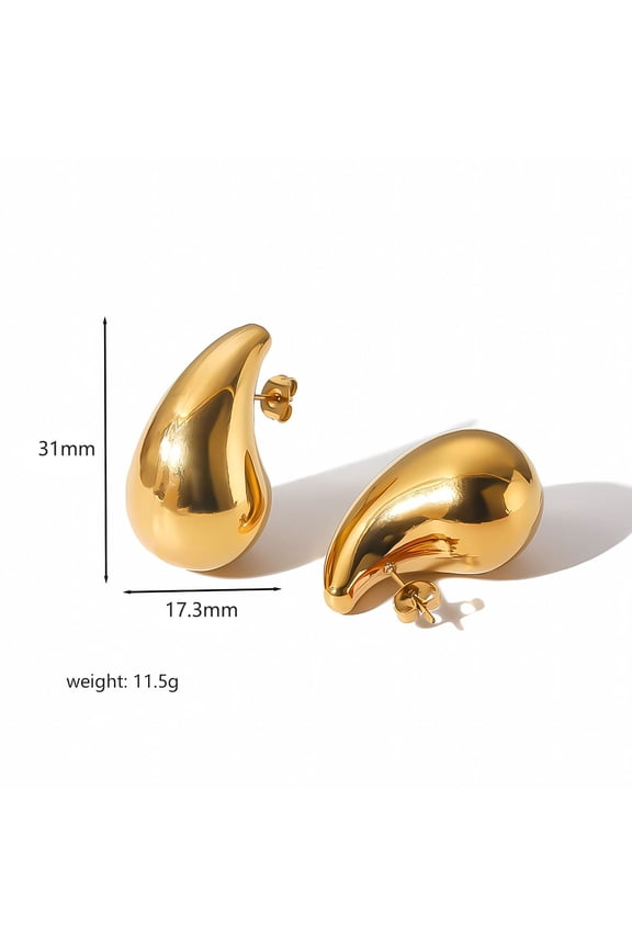 18K Karat Gold Plated Earrings for Women 18K Jewelry for Her Birthday Gift