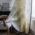 thumbnail image 1 of Vireellx Beige Curtains Crochet Lace Patchwork Drapes Curtains 84 Inch Length 2 Panels Tassel Rod Pocket Semi-Sheer Boho Bedroom Living Room Farmhouse Rustic Window Curtain Panels, 1 of 7