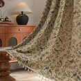 thumbnail image 1 of Vireellx Beige Curtains Crochet Lace Patchwork Drapes Curtains 84 Inch Length 2 Panels Tassel Rod Pocket Semi-Sheer Boho Bedroom Living Room Farmhouse Rustic Window Curtain Panels, 1 of 8