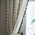 thumbnail image 1 of Vireellx Leaves Curtains for Living Room 84 Inch Length 2 Panels Set Semi Sheer Boho Drapes Green Farmhouse Tassel Rod Pocket Window Curtain Panels Bedroom Rustic Country Botanical Window Treatment, 1 of 8
