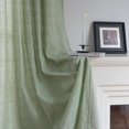thumbnail image 1 of Vireellx Leaves Curtains for Living Room 84 Inch Length 2 Panels Set Semi Sheer Boho Drapes Green Farmhouse Tassel Rod Pocket Window Curtain Panels Bedroom Rustic Country Botanical Window Treatment, 1 of 7
