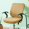 thumbnail image 1 of Vireellx Office Chair Cover Desk Chair Slipcovers Computer Chair Seat Covers Kitchen Stool Seat Cushion Protector Soft Elastic Stretch Fit Washable Removable Dining Chair Covers, 1 of 10