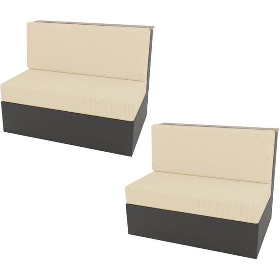 Vireellx RV Stretch Sofa Seat Slipcovers,Washable Loveseat Sofa Furniture Protector with Seat Cushions Cover and Backrest Cover for Travel Trailer Couch(Green,2pcs)