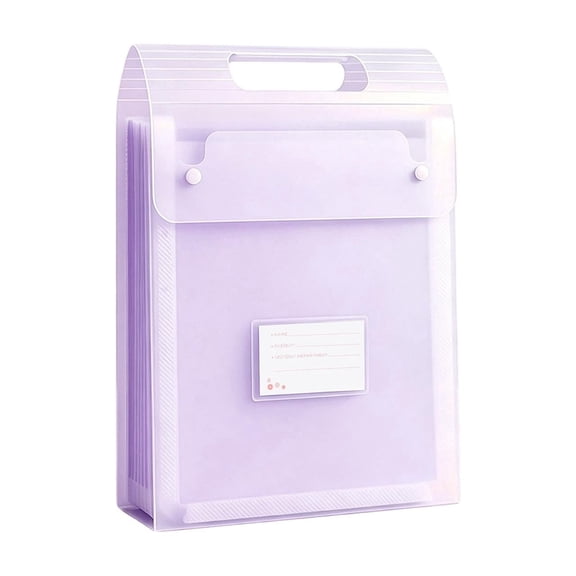 Virelaxpo 13 Pockets Expanding File Folder with Handle, Large Capacity Document Organizer for Office Paperwork, Home Storage, and Travel Needs