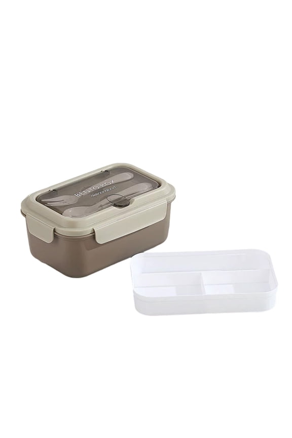 1500ml Double Layered Lunch Box, High Inner Compartment Portable Meal Container, Work Travel Lunch Storage