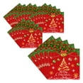 thumbnail image 1 of Virelaxpo 20-Piece Christmas Disposable Tableware Set, Red Paper Plates, Cups, and Napkins with Holiday Designs, for Festive Parties and Family Gatherings, 1 of 6