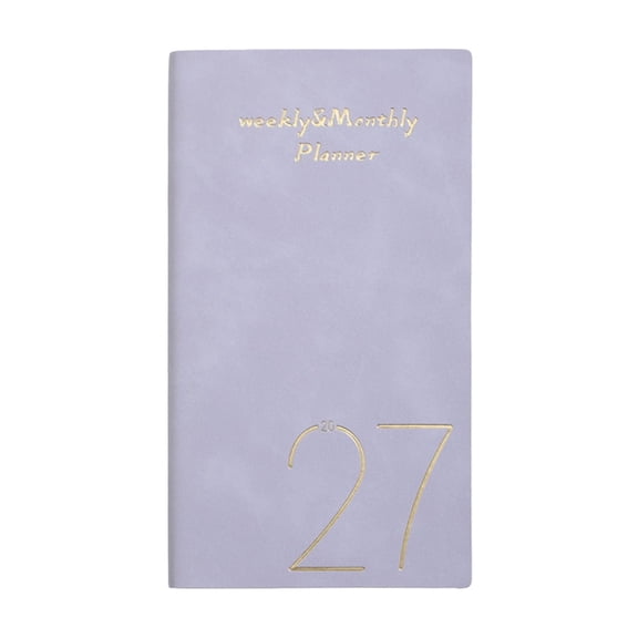 Virelaxpo 2027 English Daily Planner with 365-Day Layout, Portable Notebook for Personal and Work Organization, Yearly Calendar Journal