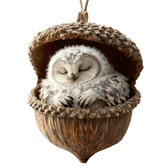 Virelaxpo 2D Acrylic Christmas Tree Ornaments Set with Ribbon Hanger Festive Holiday Decor for Indoor Outdoor Tree Mantel Window Centerpiece