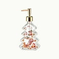 thumbnail image 1 of Virelaxpo 300ml Christmas Tree Soap Dispenser, Glass Liquid Bottle for Bathroom and Kitchen Holiday Decor, 1 of 6
