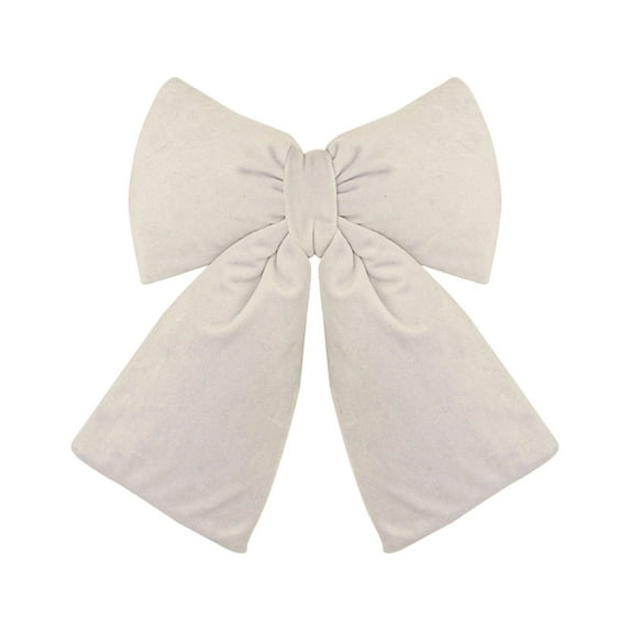 Virelaxpo 3D Christmas Bow Ornaments, Velvet Bows for Tree and Gift Decoration, Easy to Hang for Holiday Party and Home Decor