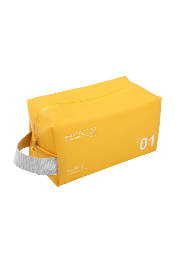 9.06*4.53*1.18in Large PVC Toiletry Bag for Men & Women, Foldable Travel Organizer Dopp Kit Alternative