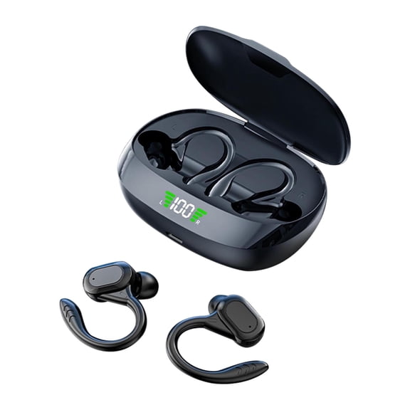 Virelaxpo AI Translation Bluetooth Earphones with Multilingual Support for Travel and Business, In-Ear Design with Digital Display, Long Battery 1200mAh, Bluetooth 5.4
