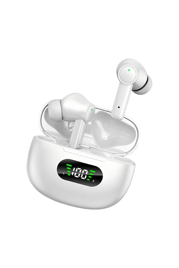 AI Translation True Wireless Bluetooth Earbuds, Digital Display ENC Call Noise Cancellation, Long Lasting Battery, In-Ear Design for Travel, Business, Multilingual Communication