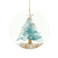 thumbnail image 1 of Virelaxpo Acrylic Sea Glass Christmas Ornament, 8cm Beach Theme Tree Hanging Decor, Holiday Keepsake for Home Decoration and Gift Giving, 1 of 6