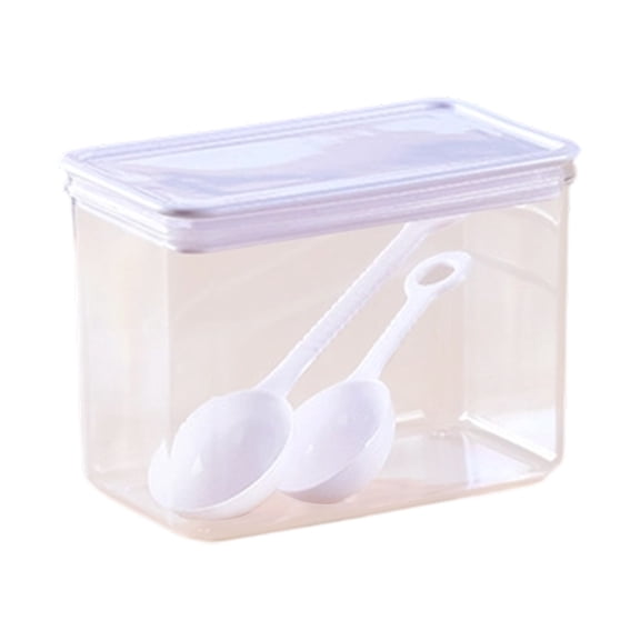Virelaxpo Airtight Food Storage Container, Clear Sealed Box Leak Proof, Reusable Stackable for Pantry and Kitchen Organization