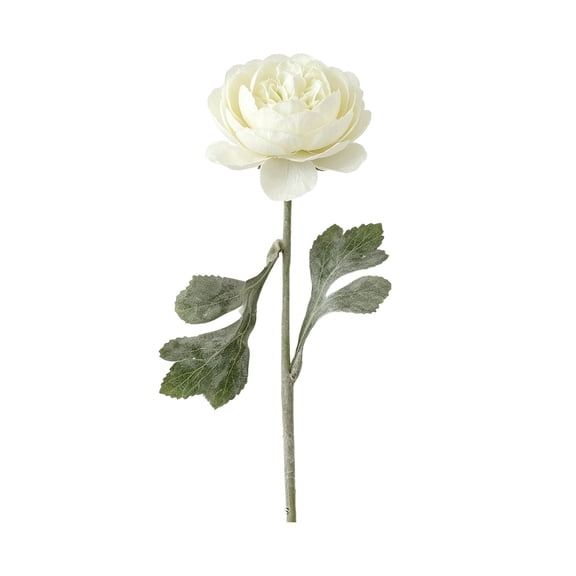 Virelaxpo Artificial Ranunculus Flower Stem Faux Floral Decor for Vase Arrangement Home Wedding Centerpiece