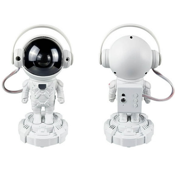 Virelaxpo Bluetooth Astronaut Star Projector Lamp with Speaker, Multi-Color Starry Sky Projection for Bedroom Ambiance, Decoration and Night Light