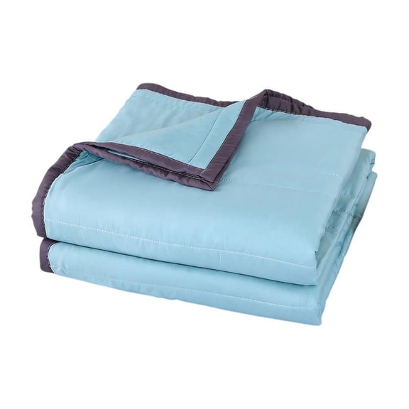 Virelaxpo Breathable Summer Quilt Made of Washed Cotton, Ideal for Air-Conditioned Nights, Spring, and Fall Use, Machine Washable and Fade-Resistant for Bedroom and Travel, 59x78.74 Inches