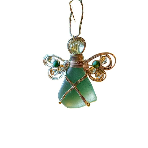 Virelaxpo Christmas Angel Pendant Ornament for Tree Decoration Elegant Holiday Hanging Decor with Random Hanging Cord Suitable for Wreaths Garlands and Gift Tags