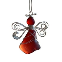 Virelaxpo Christmas Angel Pendant Ornament for Tree Decoration Elegant Holiday Hanging Decor with Random Hanging Cord Suitable for Wreaths Garlands and Gift Tags