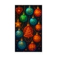 thumbnail image 1 of Virelaxpo Christmas Door Curtain with Holiday Scene Print for Home Entryway and Window Decoration, 1 of 2