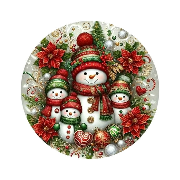 Virelaxpo Christmas Placemat with Heat Insulation for Table Protection, 15x15 Inches, Ideal for Kitchen Dining Room Party Decoration