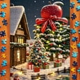 thumbnail image 1 of Virelaxpo Christmas Themed 130-Piece Paper Jigsaw Puzzle for Family Bonding and Educational Fun, Ideal Holiday Gift for Home Entertainment, 1 of 8