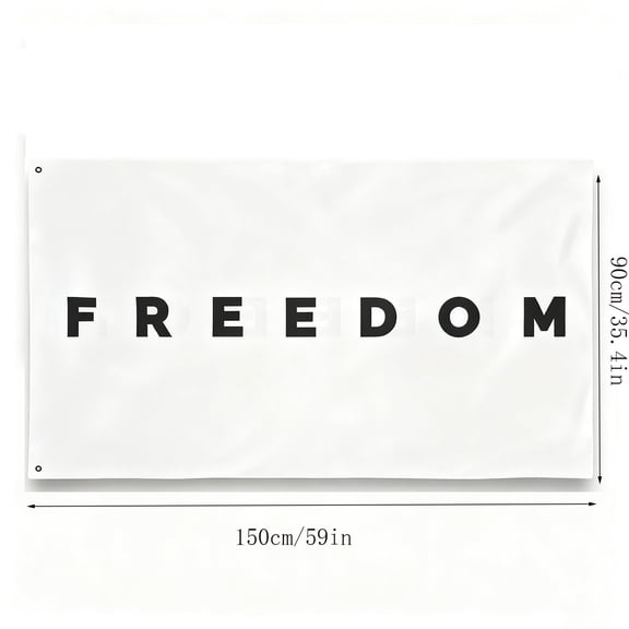 Virelaxpo Classic White 3x5 Foot Patriotic Flag - Versatile Indoor Outdoor Decoration for Yard Home and Gathering Tributes