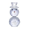 thumbnail image 1 of Virelaxpo Crystal Christmas Snowman Ornament for Home and Office Decor, Glass Snowman Figurine with Festive Details, Ideal as Holiday Gift or Tabletop Decoration, 1 of 3
