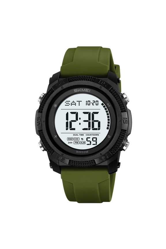 Digital Sports Watch with Large Display, Luminous Water Resistant Wristwatch, for Running, Hiking, and Everyday Use
