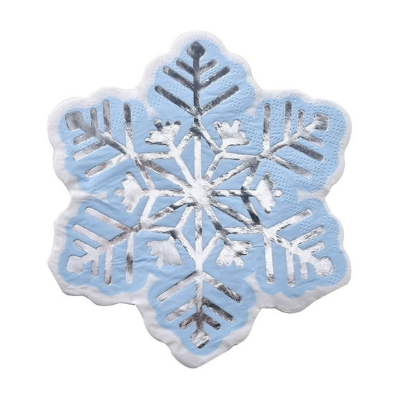 Virelaxpo Disposable Christmas Themed Napkins with Santa Snowflake Reindeer Patterns,Party Decoration Paper Napkins for Holiday Gatherings