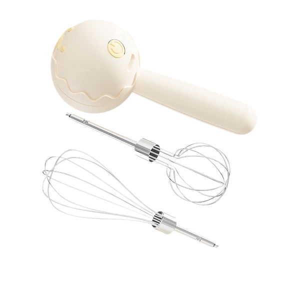 Virelaxpo Electric Hand Mixer Cordless with 3 Speed Settings for Baking Whisking Mixing Batter, Kitchen Appliance for Home Use