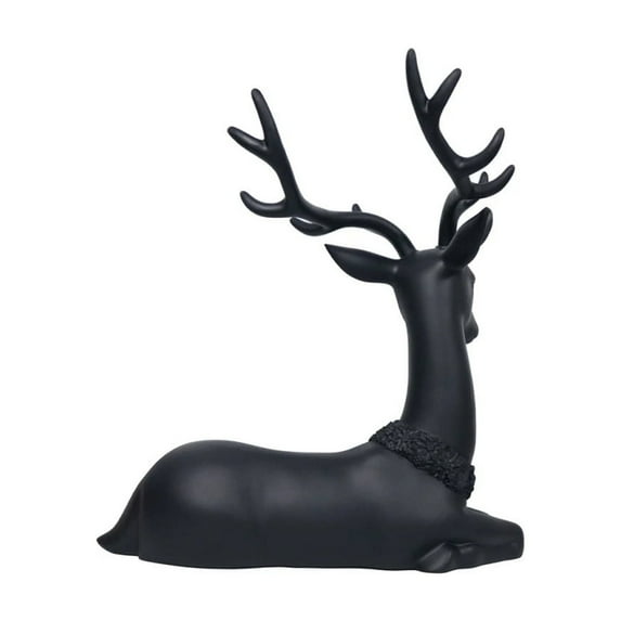 Virelaxpo European Style Imitation Metal Deer Statue with Antique Finish - Outdoor and Indoor Decor for Entryway, Garden, or Home Accent