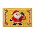thumbnail image 1 of Virelaxpo Festive Christmas Bathroom Mat,Soft Knitted Floor Rug with Non-Slip Backing for Home Decoration and Entryway, 1 of 6