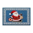 thumbnail image 1 of Virelaxpo Festive Christmas Bathroom Mat,Soft Knitted Floor Rug with Non-Slip Backing for Home Decoration and Entryway, 1 of 6