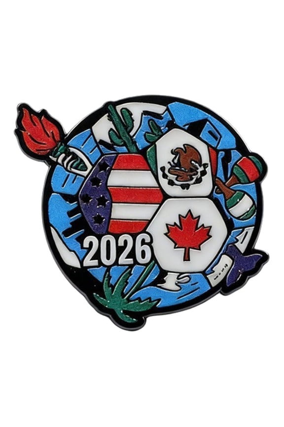 Football Team Pin Badge, Metal Sports Brooch Fan Souvenir Lapel Pin for Jacket Bag Hat Accessory Collection Display, Alloy