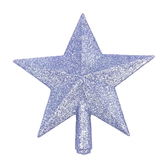 Virelaxpo Glitter Tree Topper Star, Holiday Party and Home Decor Accessory, Festive Decoration