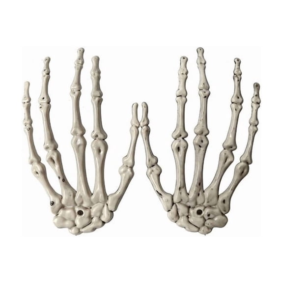Virelaxpo Halloween Skeleton Claw Decoration Lifelike Hand Prop for Party Mantel Shelf Table Display