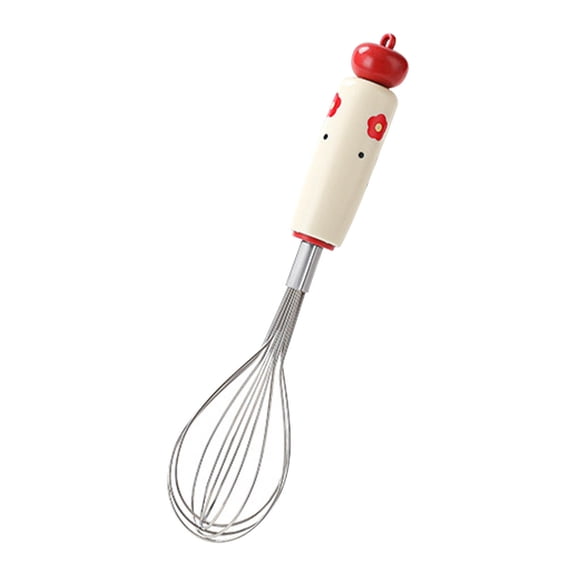 Virelaxpo Handheld Egg Whisk, Manual Mixer for Baking and Cooking, Kitchen Tool with Ergonomic Handle, Home Use