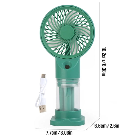 Virelaxpo Handheld Misting Fan Portable Spray Cooling Fan Rechargeable Personal Water Mist Fan for Outdoor Travel Office Commute