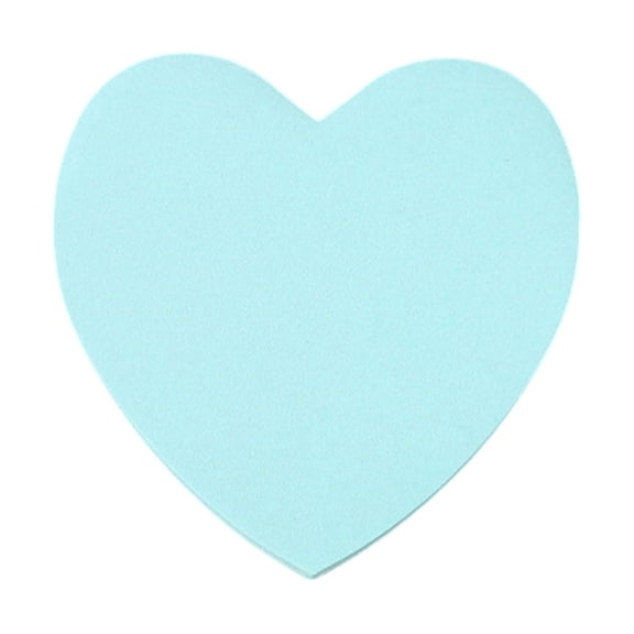 Virelaxpo Heart Shape Adhesive Note Pads, Cute Message Stickers Reminder Labels for Office Takeaway Shop