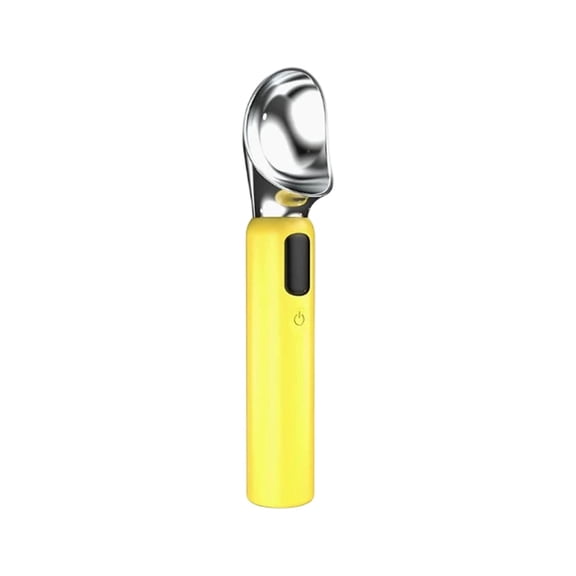 Virelaxpo Heated Ice Cream Scoop Baller, Stainless Steel Ice Cream Spoon with Warming Function, for Kitchen, Home, Sweet Treat Preparation