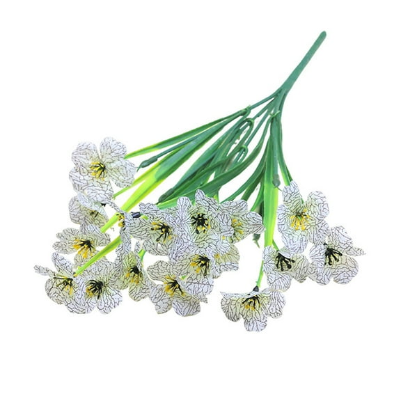 Virelaxpo Independence Day Memorial Day Party Event Decoration Suitable For Garden Porch Win 3 Color Outdoor Artificial Flowers No Fading Plastic Flowers